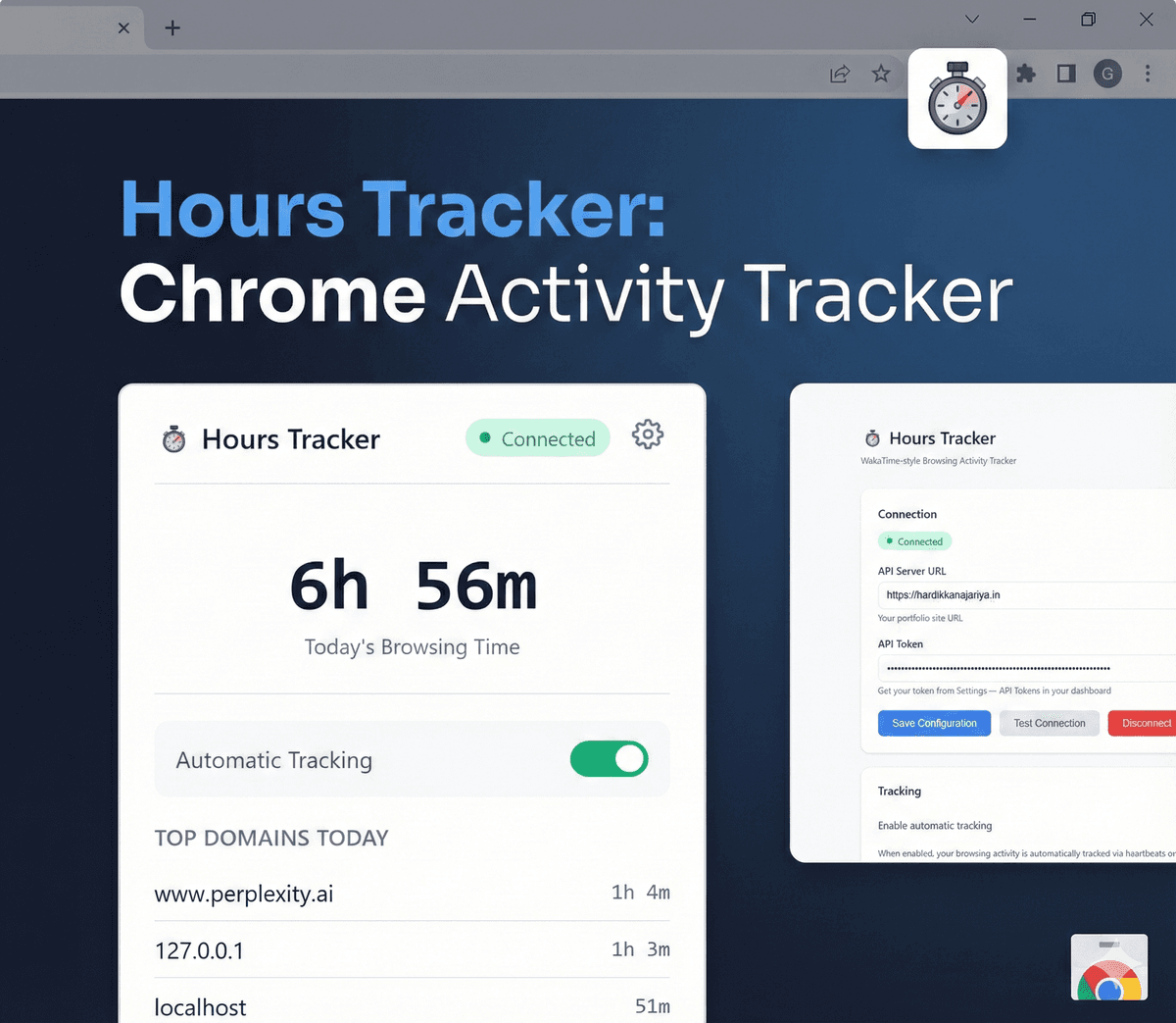 Hours Tracker Chrome Extension