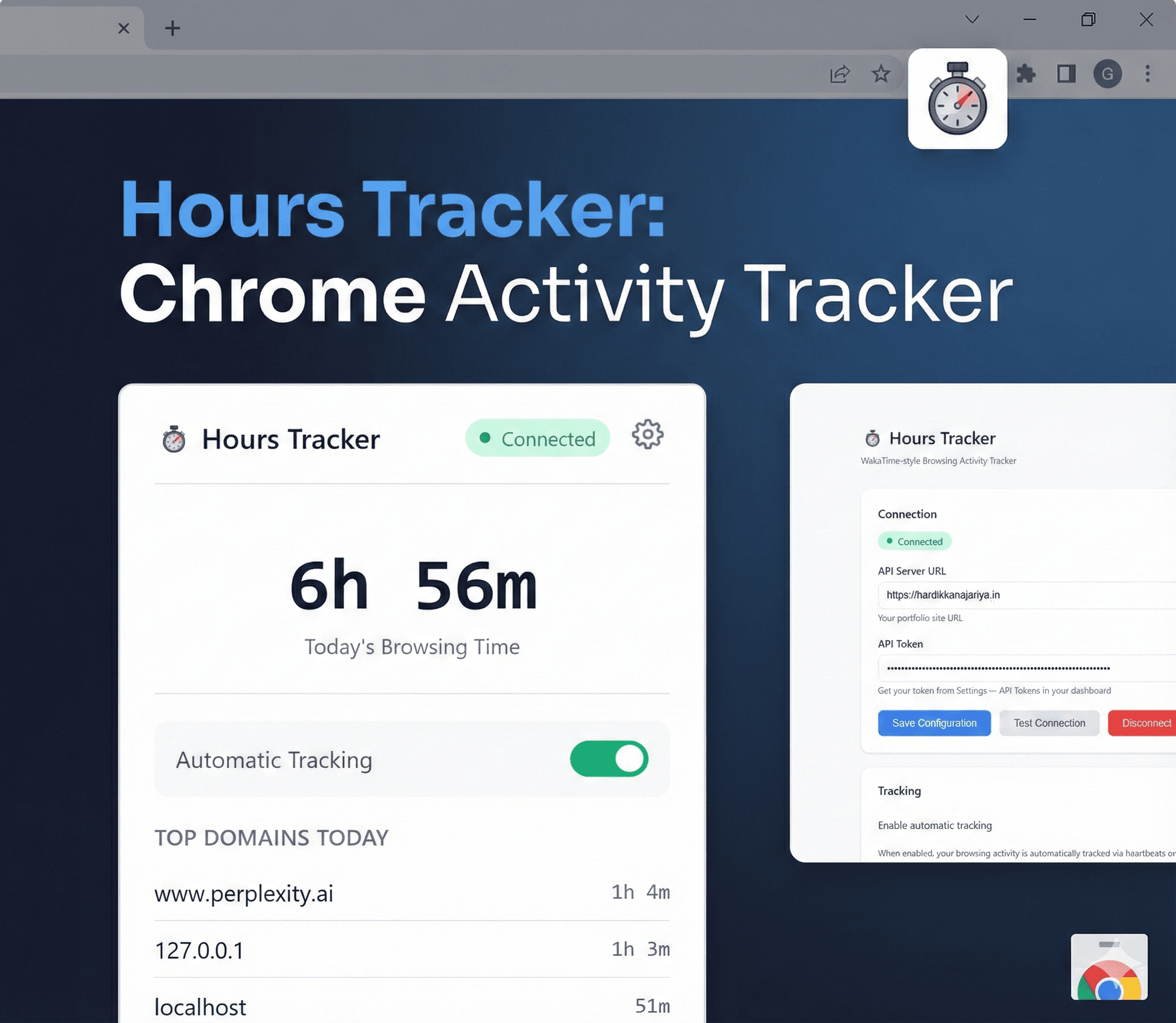 Hours Tracker Chrome Extension
